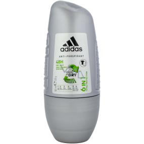 Adidas Cool & Dry 48h 6in1 ball antiperspirant deodorant roll-on for men 50 ml