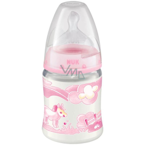 Nuk First Choice Baby Rose & Blue Bottle 0-6 months pink different designs 150 ml