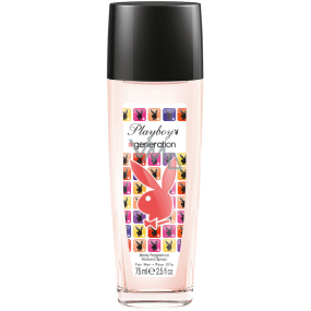 Playboy Generation for Her perfumed deodorant glass for women 75 ml