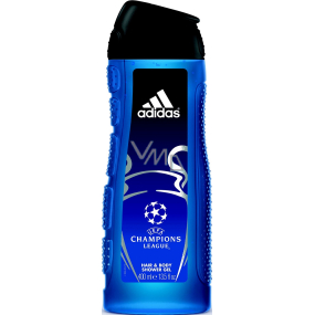 Adidas Champions League shower gel for body and hair for men 400 ml