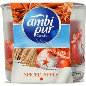 Ambi Pur Spiced Apple scented candle in glass 100 g