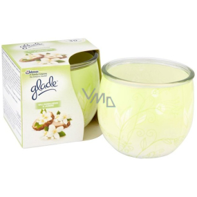 Glade by Brise Bali Sandalwood & Jasmine scented candle in glass, burning time up to 30 hours 120 g