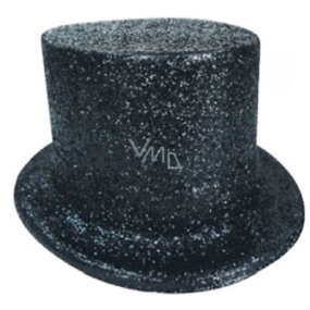 Carnival top hat 25 cm black