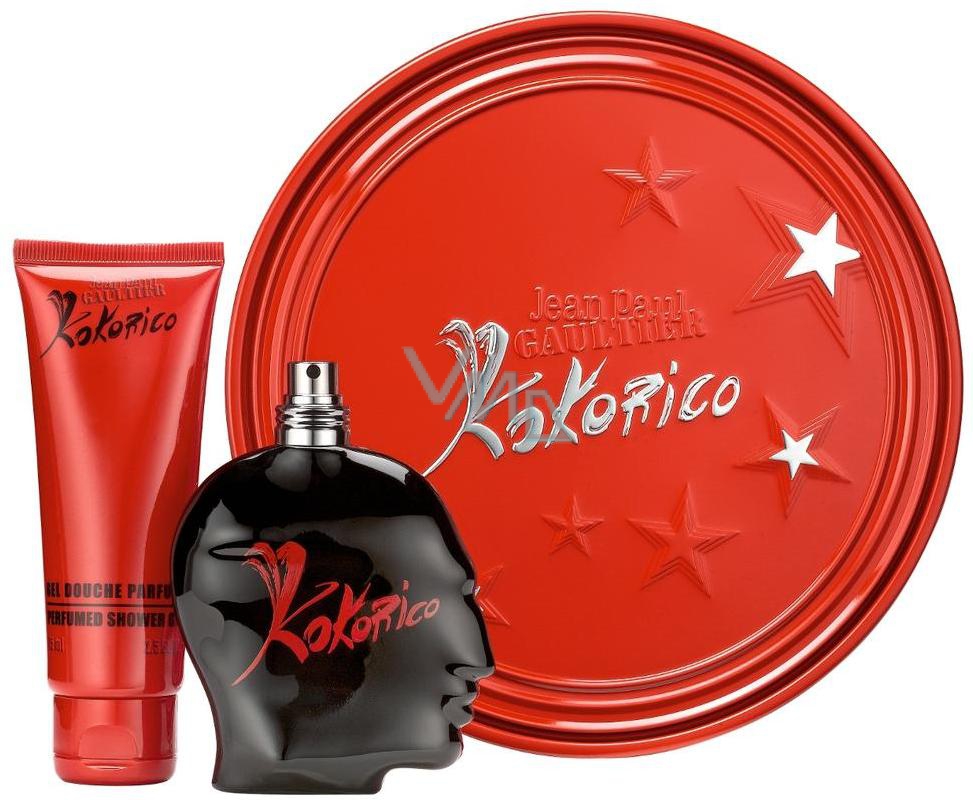 Paul Gaultier Kokorico eau de toilette 50 ml + shower gel 75 ml, gift set for men - VMD parfumerie - drogerie
