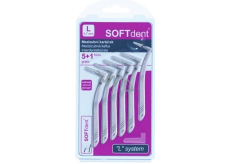 Soft Dent interdental brush angled L 0.7 mm 6 pieces
