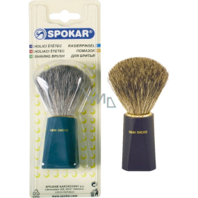Spokar Men's shaving brush 100% real badger hair 1 piece 8315/166 / P