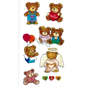 Tattoo colored teddy bears 16.5 x 10.5 cm 1 piece