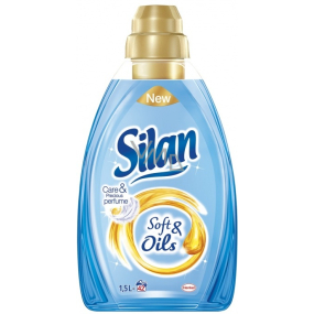 Silan Soft & Oils Care & Precious Perfume Oils Blue fabric softener concentrate 42 doses 1.5 l