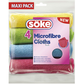 Söke Microfibre Cloths multi-purpose microfiber cloth 30 x 30 cm 4 pieces