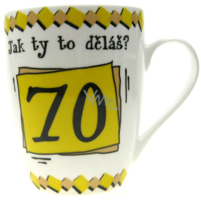 Nekupto Birthday mug How do you do it? 70 350 ml