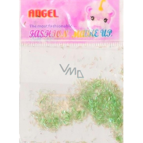 Angel nail decorations ribbons green 2 g