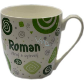 Nekupto Twister mug named Roman green 0.4 liters