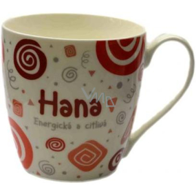 Nekupto Twister mug named Hana red 0.4 liter