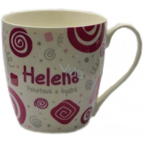 Nekupto Twister mug named Helena pink 0.4 liter
