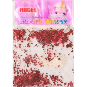 Angel nail decorations pieces red 1 pack