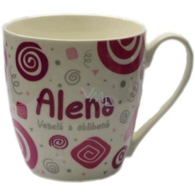 Nekupto Twister mug named Alena pink 0.4 liter