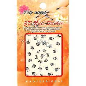 Lily Angel 3D nail stickers 1 sheet 10120 B022