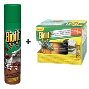 Biolit P Against crawling insects with disinfectant 400 ml + wasp, hornet and fly trap set 200 ml