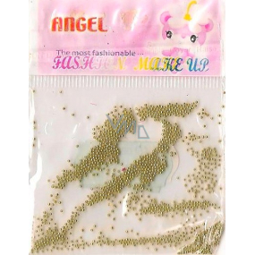 Angel Nail decorations balls gold 1 pack