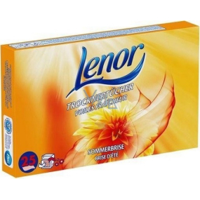 Lenor Sommerbrise napkins for clothes dryer 25 pieces