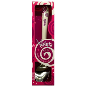 Nekupto Twister Spoon named Aneta pink 16 cm