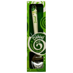 Nekupto Twister Spoon named Daniel green 16 cm