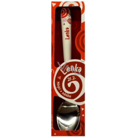 Nekupto Twister Spoon named Lenka red 16 cm
