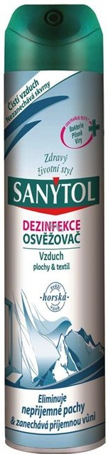Sanytol Mountain fragrance disinfectant air freshener for surfaces and  textiles 300 ml - VMD parfumerie - drogerie