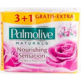 Palmolive Naturals Milk & Rose Petals Solid Toilet Soap 4 x 90 g