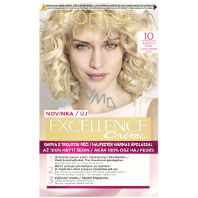 Loreal Paris Excellence Creme hair color 10 Lightest blonde