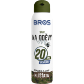 Bros Repellent against ticks for clothing repels and kills spray 90 ml