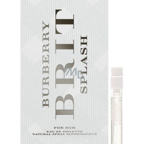 Burberry Brit Splash for Him Eau de Toilette 2 ml with spray, vial