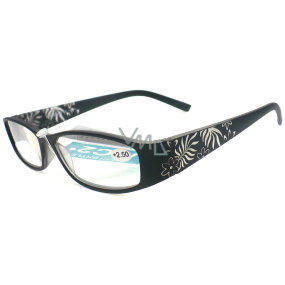 Berkeley Reading glasses +1.5 black flowers CB02 / MC2 1 piece ER6040
