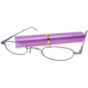 Berkeley Cleopatra reading glasses +1.50 purple in a case of 1 piece M160