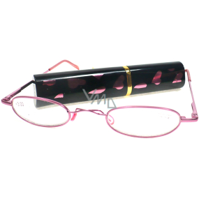 Berkeley Cleopatra reading glasses +3.0 pink in a heart case 1 piece M160