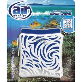 Air Menline Deo Picture Non Stop Elegant Aqua World gel air freshener 8 g