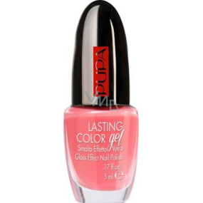 Pupa Lasting Color gel nail polish 121 Coral For Ever 5 ml