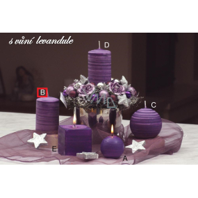 Lima Wellness Lavender aroma candle cylinder 60 x 90 mm 1 piece