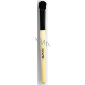 Be Chic! Professional White B 07 cosmetic brush with natural black goat bristles for eyes flat 16 cm