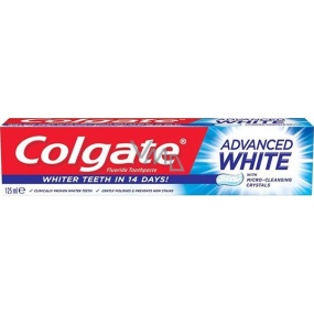 Colgate Advanced Whitening toothpaste with a whitening effect of 125 ml