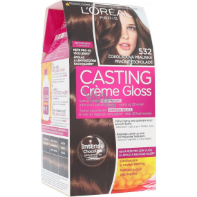 Loreal Paris Casting Creme Gloss hair color 532 chocolate praline