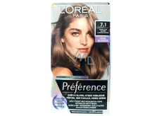 Loreal Paris Préférence hair color 7.1 Iceland Blonde Ash