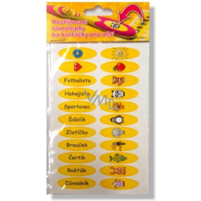 Nekupto Dentists distinctive stickers for toothbrushes for children 1 arch