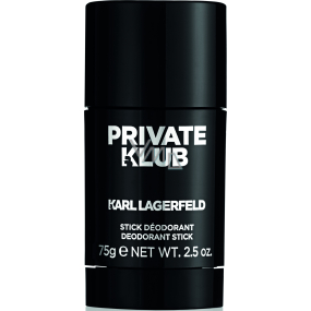 Karl Lagerfeld Private Club for Men deodorant stick for men 75 g