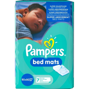 Pampers Bed Mats mattress protection pads 90 x 80 cm 7 pieces