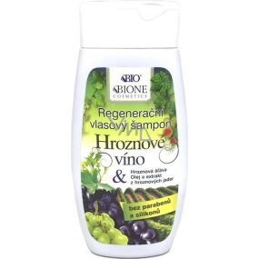 Bione Cosmetics Grape wine regenerating shampoo for all hair types 250 ml