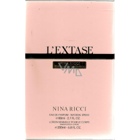 Nina Ricci L Extase perfumed water 80 ml + body lotion 200 ml, gift set