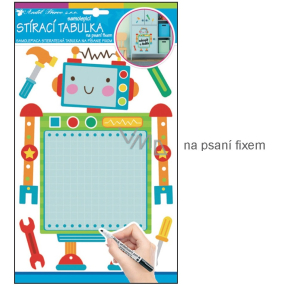 Sticker table for writing with marker robot 34 x 21 cm 1 arch