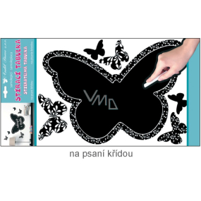 Sticker table for writing with chalk butterfly 49 x 29 cm 1 arch