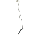 Silver necklace with pendant 42 cm
